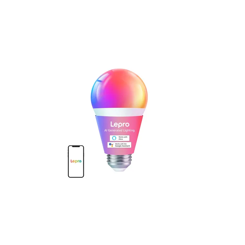 LEPRO B1 E27 LED Bulb with Bluetooth and Wi-Fi, 806 lm